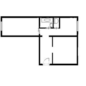 2-к квартира, вторичка, 53м2, 1/10 этаж