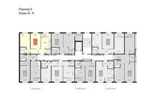 2-к квартира, вторичка, 54м2, 8/10 этаж