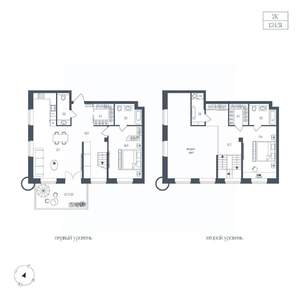 2-к квартира, вторичка, 125м2, 1/8 этаж