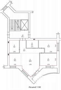 3-к квартира, вторичка, 92м2, 2/10 этаж