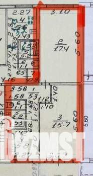 2-к квартира, вторичка, 48м2, 3/5 этаж