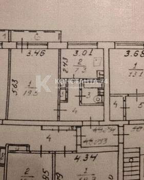 1-к квартира, вторичка, 36м2, 2/9 этаж