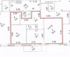 2-к квартира, вторичка, 59м2, 3/15 этаж
