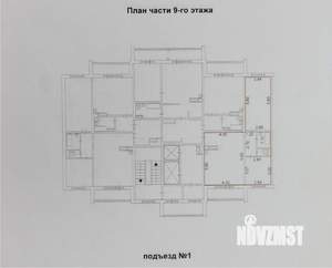2-к квартира, вторичка, 59м2, 9/16 этаж