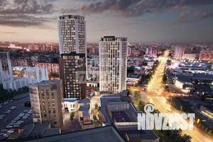 2-к квартира, строящийся дом, 42м2, 2/17 этаж