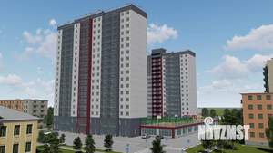 1-к квартира, строящийся дом, 36м2, 8/18 этаж