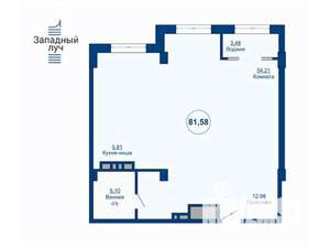 3-к квартира, вторичка, 82м2, 13/24 этаж