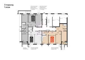 3-к квартира, вторичка, 86м2, 1/10 этаж