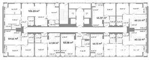 4-к квартира, строящийся дом, 105м2, 8/21 этаж