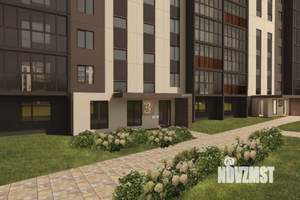3-к квартира, строящийся дом, 68м2, 4/9 этаж