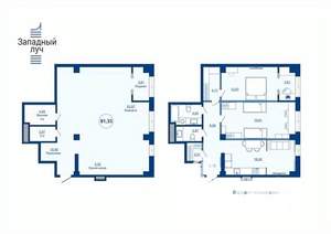 1-к квартира, вторичка, 81м2, 6/23 этаж