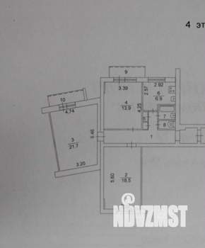 3-к квартира, вторичка, 77м2, 4/9 этаж