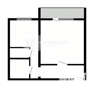 1-к квартира, вторичка, 43м2, 6/10 этаж