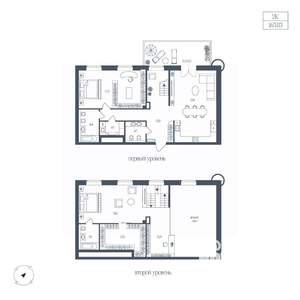 2-к квартира, вторичка, 164м2, 1/8 этаж