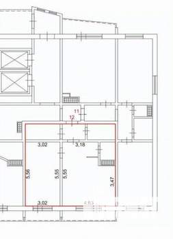 1-к квартира, вторичка, 52м2, 14/20 этаж