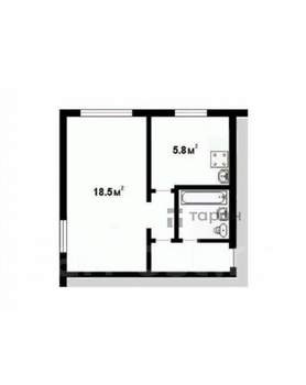 1-к квартира, вторичка, 31м2, 1/5 этаж