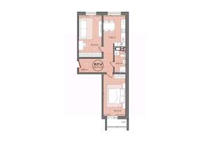 3-к квартира, вторичка, 66м2, 2/16 этаж