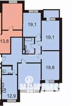 4-к квартира, вторичка, 124м2, 7/10 этаж