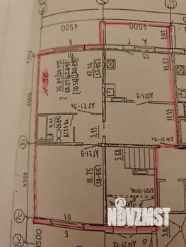 2-к квартира, вторичка, 68м2, 1/9 этаж