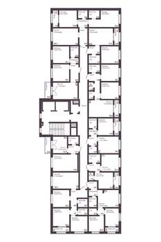 2-к квартира, вторичка, 50м2, 3/17 этаж