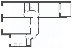 3-к квартира, вторичка, 67м2, 7/9 этаж