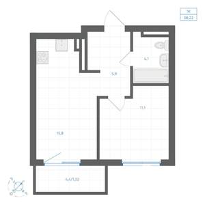 Фото квартиры на продажу (1)