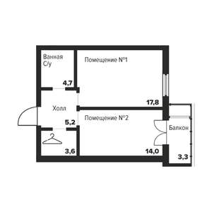 1-к квартира, строящийся дом, 45м2, 4/29 этаж