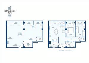 1-к квартира, вторичка, 85м2, 15/23 этаж