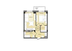 2-к квартира, вторичка, 48м2, 11/24 этаж