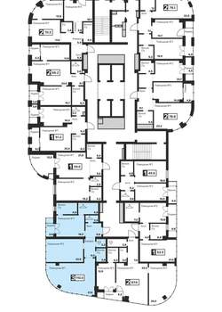 2-к квартира, вторичка, 110м2, 8/29 этаж