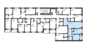 2-к квартира, вторичка, 71м2, 4/17 этаж