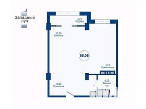 2-к квартира, вторичка, 66м2, 11/25 этаж