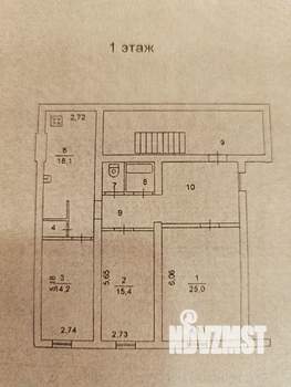 3-к квартира, вторичка, 98м2, 1/2 этаж
