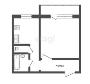 1-к квартира, вторичка, 32м2, 6/10 этаж