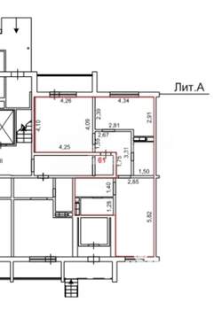 2-к квартира, вторичка, 62м2, 1/10 этаж