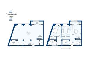 1-к квартира, вторичка, 102м2, 22/23 этаж