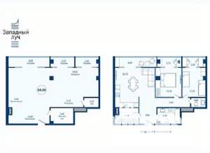 1-к квартира, вторичка, 85м2, 5/23 этаж