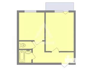 1-к квартира, вторичка, 33м2, 4/10 этаж