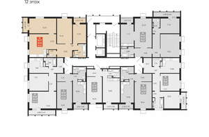 3-к квартира, вторичка, 83м2, 12/15 этаж