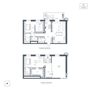 2-к квартира, вторичка, 164м2, 1/8 этаж