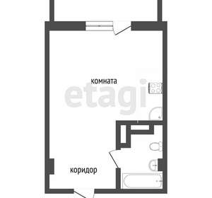 Студия квартира, вторичка, 25м2, 13/19 этаж