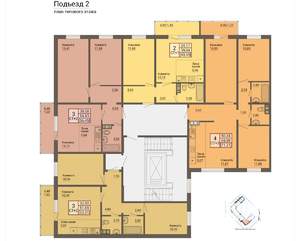 3-к квартира, вторичка, 71м2, 5/10 этаж