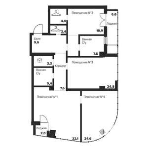 3-к квартира, вторичка, 140м2, 11/29 этаж