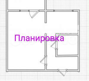 1-к квартира, вторичка, 30м2, 3/5 этаж