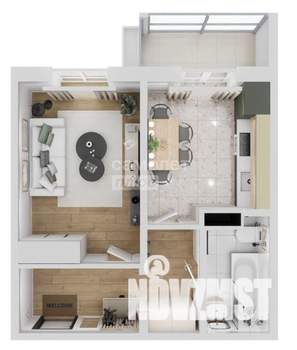 2-к квартира, вторичка, 41м2, 7/18 этаж