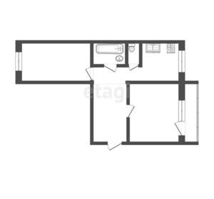 2-к квартира, вторичка, 57м2, 4/10 этаж