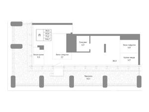 Студия квартира, строящийся дом, 75м2, 12/29 этаж