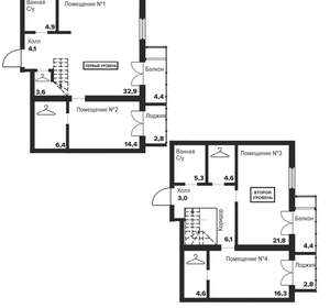 3-к квартира, вторичка, 133м2, 26/29 этаж