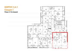2-к квартира, вторичка, 61м2, 10/16 этаж
