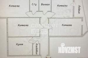 4-к квартира, вторичка, 75м2, 8/9 этаж